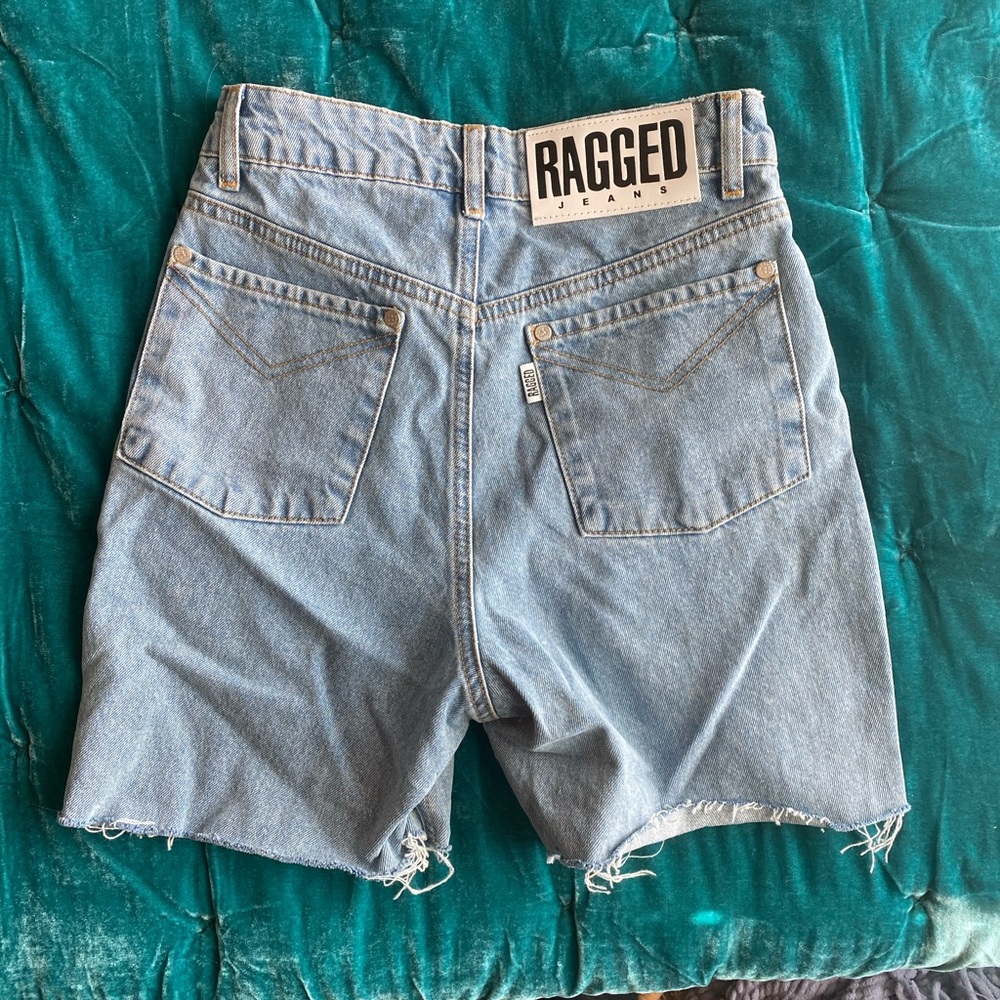 Ragged Denim Shorts